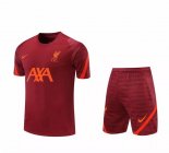 Camiseta Entrenamiento Liverpool Conjunto Completo 2021/2022 Rojo