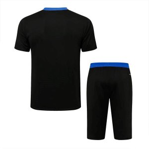 Camiseta Entrenamiento Real Madrid Conjunto Completo 2022 Negro Azul