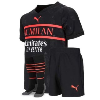 Tercera Equipación Camiseta AC Milan Niño 2021/2022