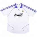 Primera Equipación Tailandia Camiseta Real Madrid Retro 2007 2008 Blanco