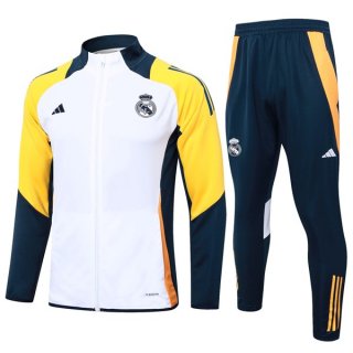 Chandal Real Madrid 2024/2025 Blanco Amarillo 3