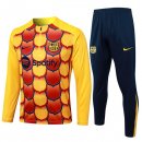 Sudadera De Training Barcelona 2024/2025 Amarillo Rojo 3