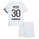 Segunda Equipación Camiseta Paris Saint Germain NO.30 Messi Niño 2021/2022