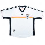 Primera Equipación Tailandia Camiseta Alemania Retro 1998 Blanco