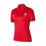 Primera Equipación Camiseta Portugal Mujer 2020 Rojo