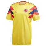 Primera Equipación Tailandia Camiseta Colombia Retro 1990 Amarillo