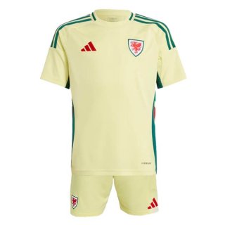 Tailandia Camiseta Gales Segunda Equipación Niño 2024