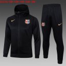 Ninos Chandal Con Capucha Barcelona 2024/2025 Negro