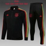 Niño Chandal Ajax 2022 Negro Rojo