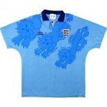 Tercera Equipación Tailandia Camiseta Inglaterra Retro 1992 Azul