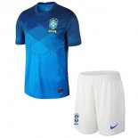 Segunda Equipación Camiseta Brasil Niño 2020 Azul