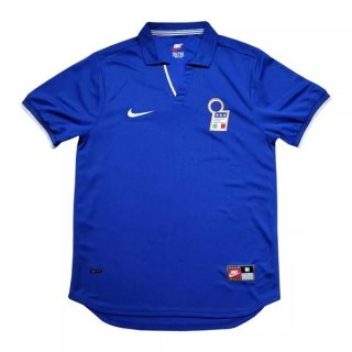 Primera Equipación Tailandia Camiseta Italy Retro 1998 Azul