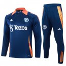 Sudadera De Training Manchester United 2024/2025 Azul 3