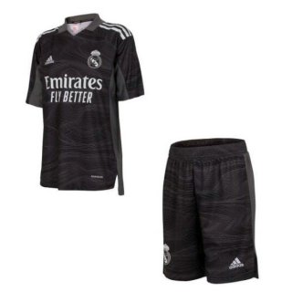 Camiseta Real Madrid Portero Niño 2021/2022 Negro