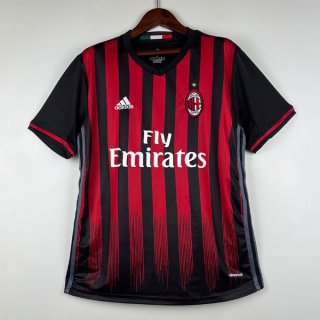 Tailandia Camiseta AC Milan Primera Equipación Retro 2016-2017