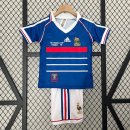 Camiseta Francia Primera Equipación Retro Niño 1998