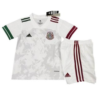 Segunda Equipación Camiseta México Niño 2020 Blanco