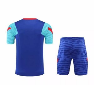 Camiseta Entrenamiento Barcelona Conjunto Completo 2021/2022 Azul