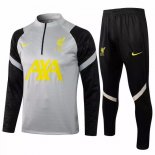 Chandal Liverpool 2021/2022 Gris Negro Amarillo