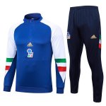 Sudadera De Training Italia 2024 Azul Blanco Sudadera De Training Italia 2024 Azul Blanco