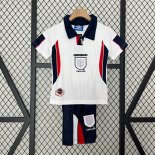 Camiseta Inglaterra Primera Equipación Niño Retro 1998