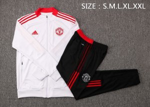 Chandal Manchester United 2022 Blanco Negro Rojo