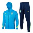 Chandal Con Capucha Brasil 2024/2025 Azul 3