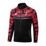 Chaqueta AC Milan 2023 Rojo Negro Chaqueta AC Milan 2023 Rojo Negro