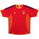 Primera Equipación Tailandia Camiseta España Retro 2002 2004 Rojo