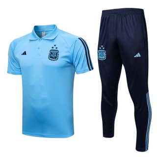 Polo Argentina Conjunto Completo 2023/2024 Azul 3