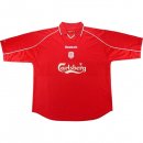 Primera Equipación Tailandia Camiseta Liverpool Retro 2000 2002 Rojo