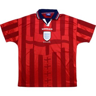 Segunda Equipación Tailandia Camiseta Inglaterra Retro 1998 Rojo