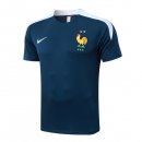 Camiseta Entrenamiento Francia 2024/2025 Azul Blanco