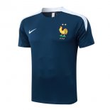 Camiseta Entrenamiento Francia 2024/2025 Azul Blanco