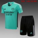 Camiseta Entrenamiento Arsenal Conjunto Completo 2022 Verde Negro