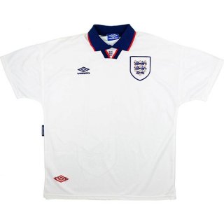 Primera Equipación Tailandia Camiseta Inglaterra Retro 1994 Blanco