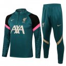 Sudadera De Training Liverpool 2022 Verde Negro