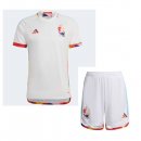 Camiseta Bélgica Segunda Equipación Niño 2022/2023