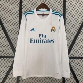 Tailandia Camiseta Real Madrid Primera Equipación ML Retro 2017 2018