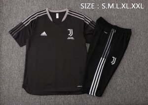 Camiseta Entrenamiento Juventus Conjunto Completo 2022 Negro Blanco