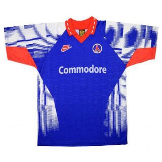 Segunda Equipación Tailandia Camiseta Paris Saint Germain Retro 1992 1993 Azul