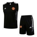 Camiseta Manchester United Sin Mangas Conjunto Completo 2022 Negro Camiseta Manchester United Sin Mangas Conjunto Completo 2022 Negro