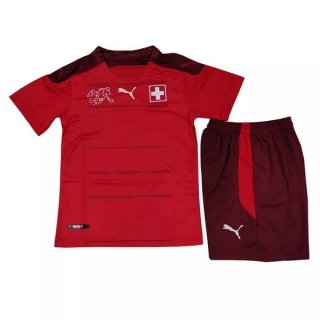 Primera Equipación Camiseta Suiza Niño 2021 Rojo