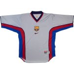 Segunda Equipación Tailandia Camiseta Barcelona Retro 1998 2001 Gris Segunda Equipación Tailandia Camiseta Barcelona Retro 1998 2001 Gris