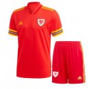 Primera Equipación Camiseta Gales Niño 2020 Rojo