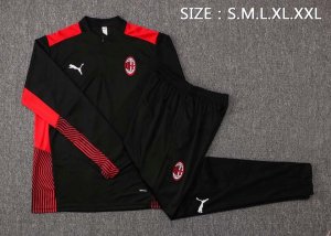 Sudadera De Training AC Milan 2022 Negro Rojo