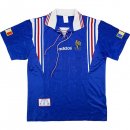 Primera Equipación Tailandia Camiseta Francia Retro 1996 Azul