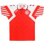 Primera Equipación Tailandia Camiseta Dinamarca Retro 1992 Rojo