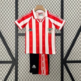 Camiseta Athletic Bilbao Primera Equipación Niño Retro 1995 1997