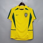 Tailandia Camiseta Brasil Primera Equipación Retro 2002 Tailandia Camiseta Brasil Primera Equipación Retro 2002